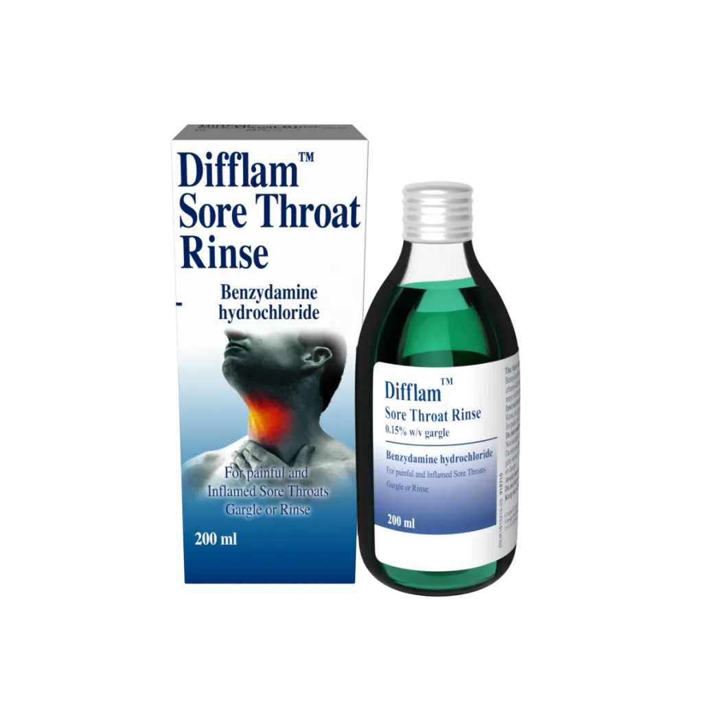 Difflam Sore Throat Rinse | Gentle Anti-Inflammatory Relief
