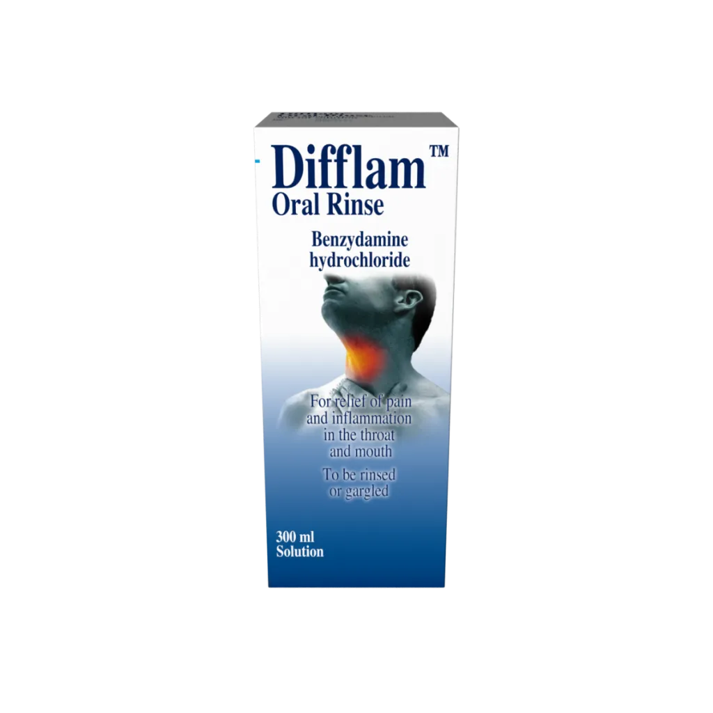 Difflam Oral Rinse | Soothe Mouth & Throat Discomfort