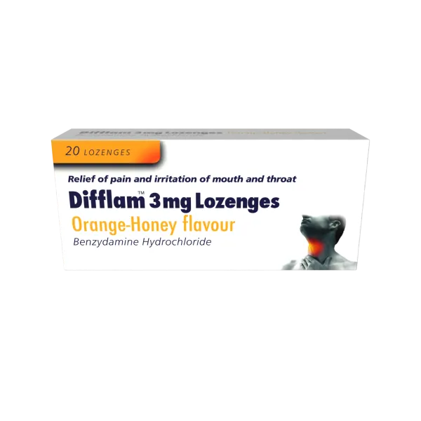 Difflam Orange-Honey Lozenges | Soothing & Convenient Relief